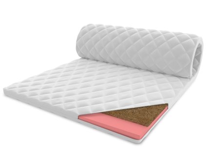 Fedőmatrac 200x120 - 5 cm (kókusz/Visco)