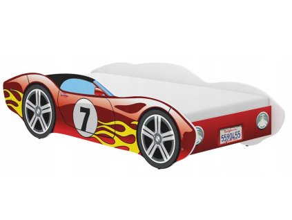 CORVETTE autós gyerekágy 160x80 - piros