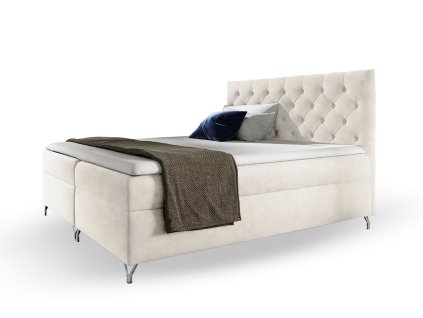 GULIETTE fehér boxspring ágy 120x200