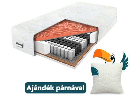 DIO táskarugós matrac kókusszal