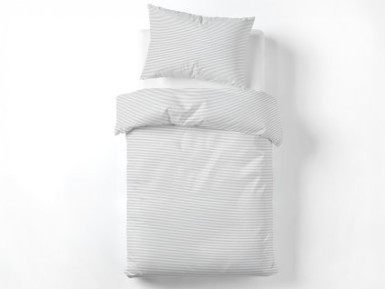 Szürke Lines Grey ágyneműhuzat