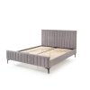 FRANCESCA kárpitozott franciaágy 160x200 - szürke