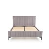FRANCESCA kárpitozott franciaágy 160x200 - szürke