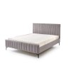 FRANCESCA kárpitozott franciaágy 160x200 - szürke