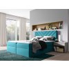 TOP 6 kárpitozott boxspring ágyneműtartós ágy fedőmatraccal - türkiz
