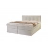 DEAN kárpitozott krémszínű boxspring franciaágy