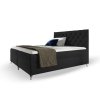 GULIETTE fekete boxspring ágy 120x200