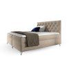 GULIETTE kárpitozott boxspring ágy matracokkal 160x200 - bézs
