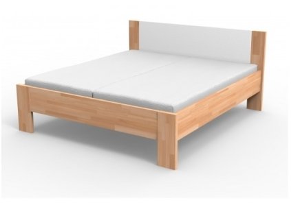 Manželská posteľ NIKOLETA - čalúnené čelo