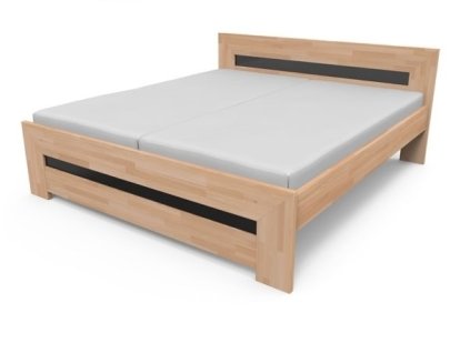 Manželská posteľ SALMA čelo so sklom