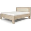 Manželská posteľ LÍVIA - čalúnené čelo