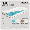 Matrac s pamatovou penou Benab King Visco 20 HR infografika