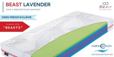 Dnes predstavujeme: penový matrac BEAST LAVENDER