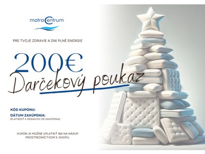 Darčekový poukaz v hodnote 200 €