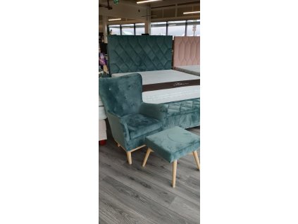 Kreslo+podnož DeLuxe