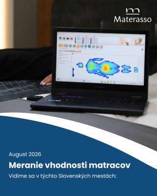Chcete si vybrať ideálny matrac, ktorý sa dokonale prispôsobí vášmu telu? Pozývame vás na odborné meranie vhodnosti...
