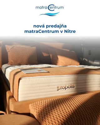 Hľadáte posteľ alebo matrac, ktorý vám bude naozaj vyhovovať? Zastavte sa v našej najnovšej -predajni matraCentrum v...