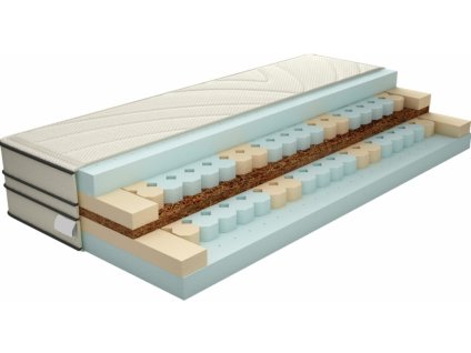 Matrace Salma Air Hard Potah (Tuhost 3/4 (max 5), Potah Snow, Rozměr 90x200)