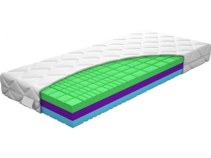 Zdravotní matrace Lucy Hybrid 20 Potah (Tuhost 3/4 (max 5), Potah Snow, Rozměr 90x200)