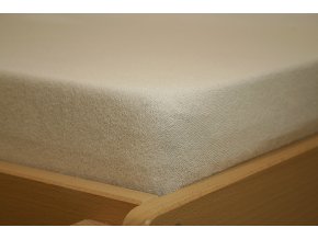 Bílá froté maratex