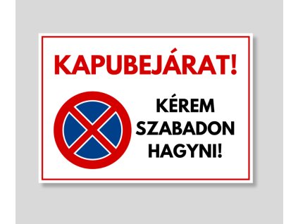 KAPUBEJÁRAT FEKVŐ