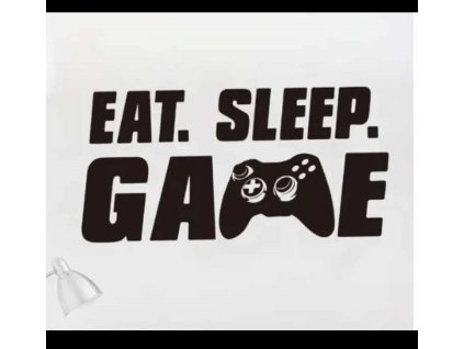 Falmatrica gyerekszobai gyerekszobába gamer konzol kontroller eat sleep game