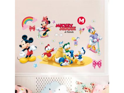Falmatrica gyerekszobába - Mickey egér, Minnie egér, Donald kacsa, Daisy kacsa
