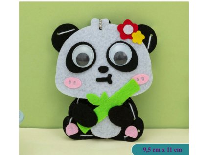 Gyerek varrókészlet gyerekeknek panda maci kreatív játék varrás DIY csináld magad dekoráció