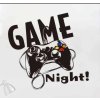 Falmatrica gyerekszobai gyerekszobába gamer konzol kontroller game night felirat