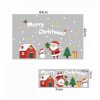 Karácsonyi sztatikus ablakmatrica ünnep, karácsony, szenteste mikulás ajándék ház karácsonyfa Merry Christmas