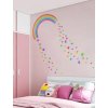 Falmatrica gyerekszobai gyerekszobába szivárvány színes pillangók