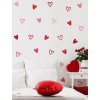 Falmatrica piros szívek szivecskék piros szerelmes szerelem