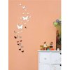 Akril fali dekoráció gyerekszoba öntapadós tükör tükrös pillangók