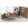 vyr 7023Kancelarska sestava KOMFORT ZEP 2 12P orech seda 2