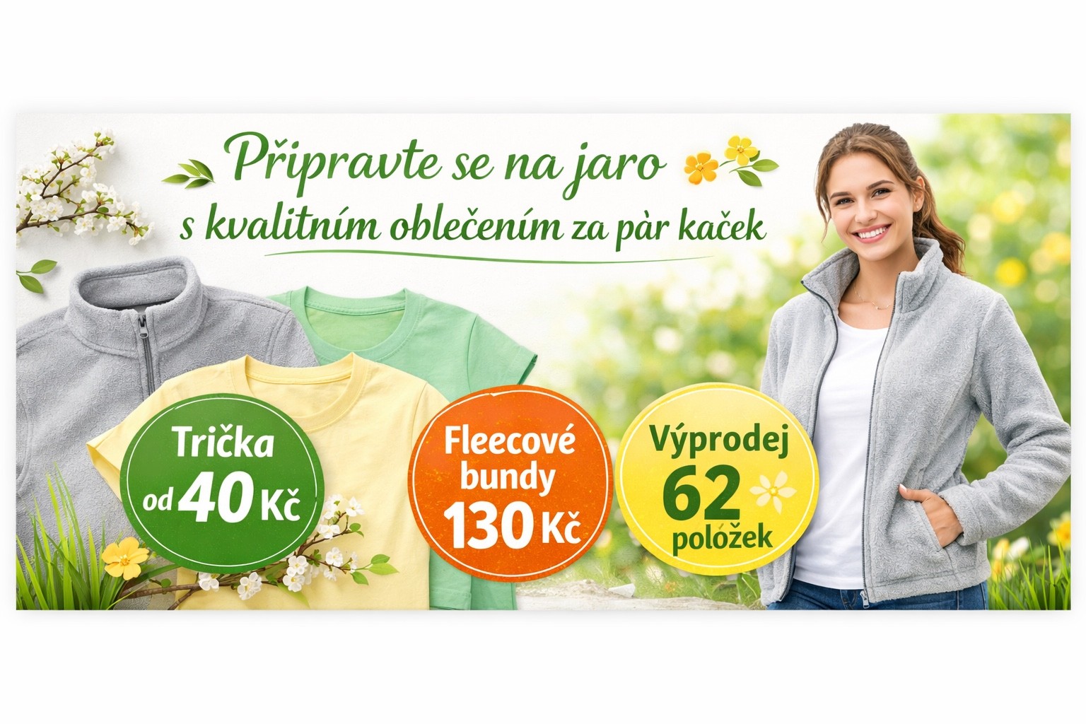 Kvalitní oblečení již od 40,- Kč.