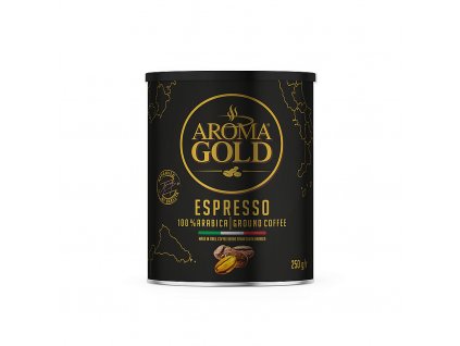 Aroma Gold Espresso plech mletá 250g