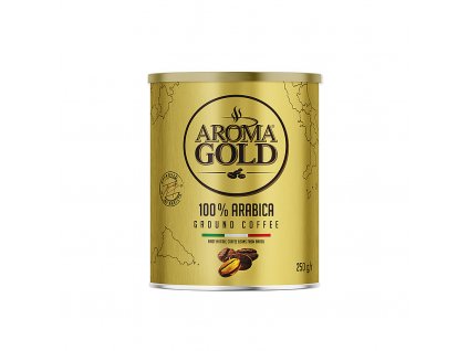 Aroma Gold 100% Arabica plech mletá 250g