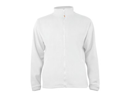 Pánská FLEECE bunda - Bílá