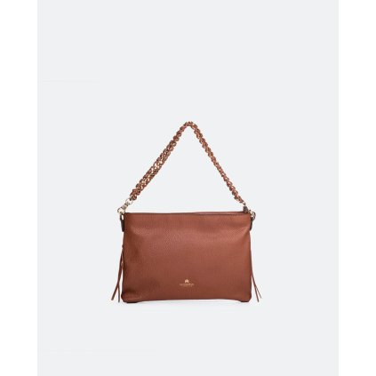 Crossbody pochette Charlotte| koňakově hnědá