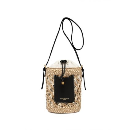 Kabelka Bucket bag Saona | černá