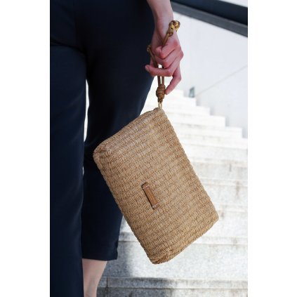 Psaníčko Brenda slaměné | přírodní