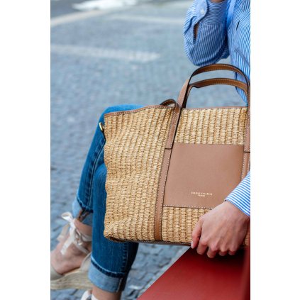 Shopper kabelka Ultralight | přírodní