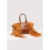 Catarzi 1910 | Handbag kabelka s třásněmi Giorgia | hnědá