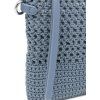Gianni Chiarini | Háčkované psaníčko Victoria | kouřově modrá