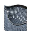 Gianni Chiarini | Háčkované psaníčko Victoria | kouřově modrá