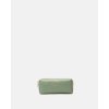 Kožené pouzdro střední | mintově zelená