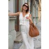 Gianni Chiarini | Háčkovaný Shopper Euforia | měděná hnědá