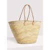 Slaměná taška velká | přírodní