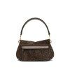 Gianni Chiarini | Saddle bag Helena broušená kůže | tmavě hnědá