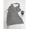 BLACK and WHITE set - čiapka, nákrčník